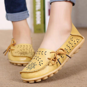 Mocassins de Couro Feminino Confortáveis