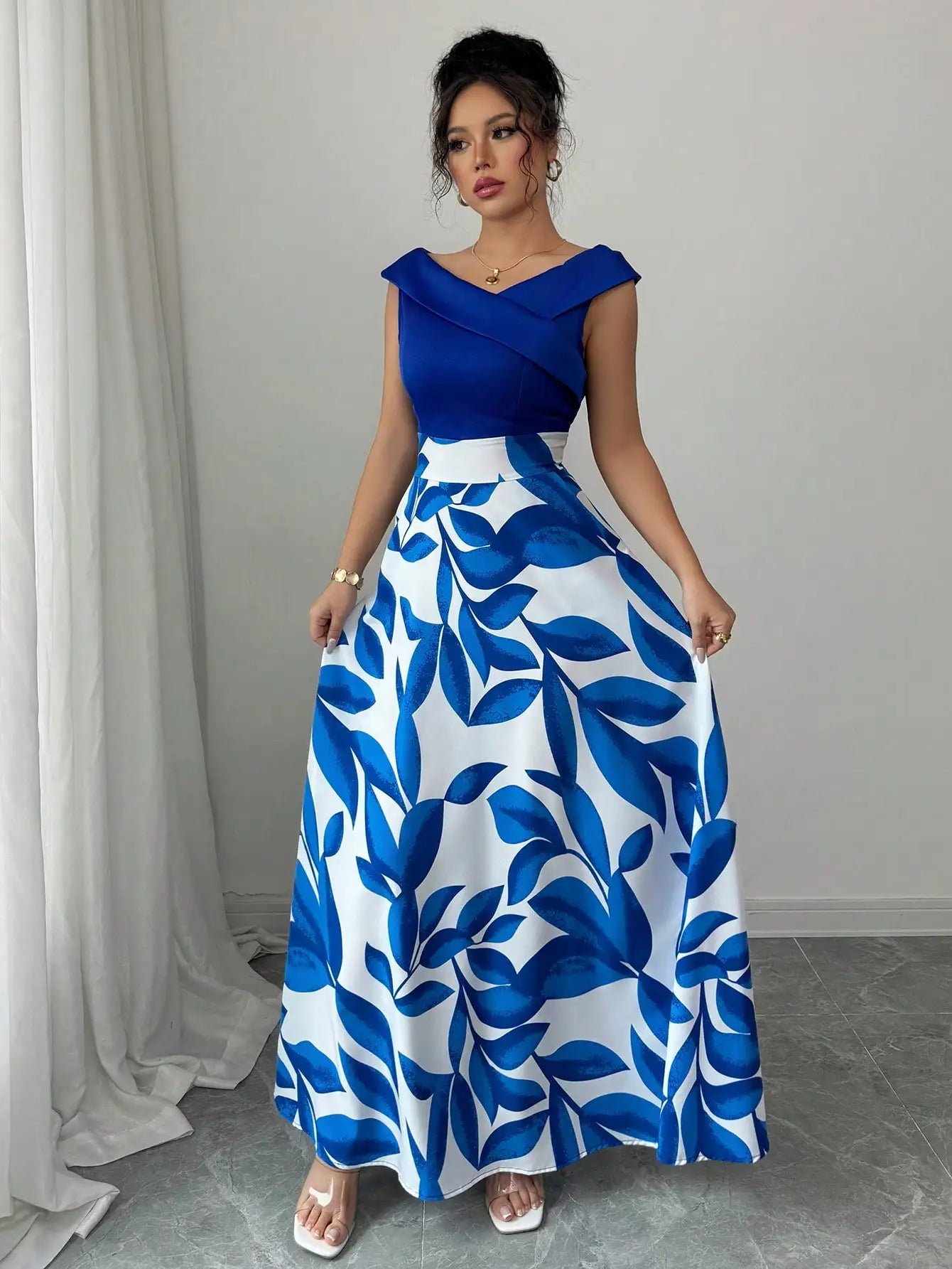 Vestido Longo Feminino com Estampa Floral