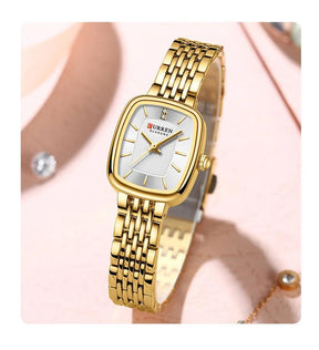 Relógio Curren Feminino Pulseira de Aço