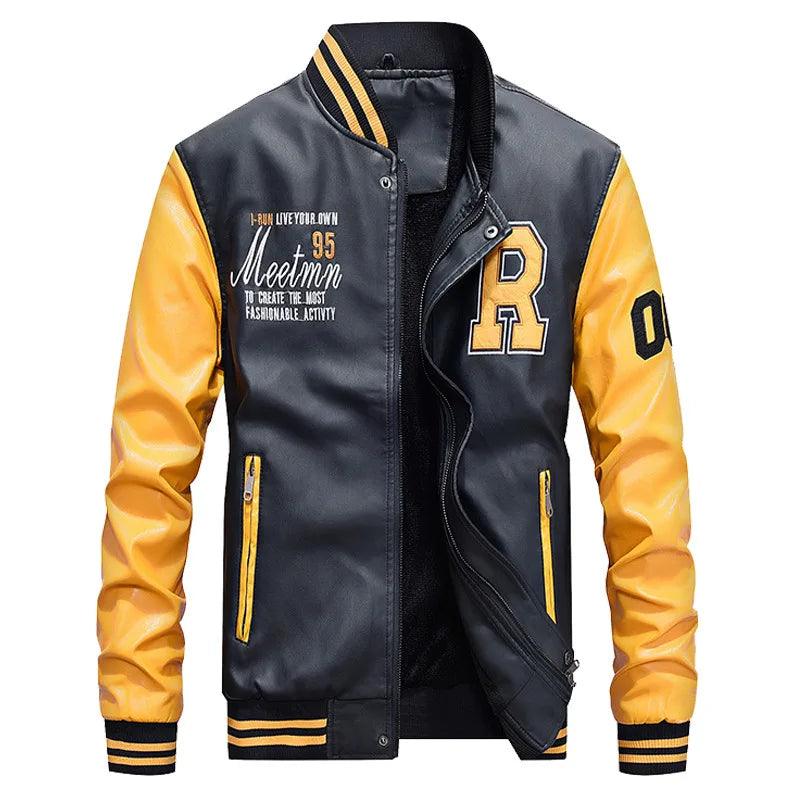 Jaqueta Masculina de Couro Hilbert