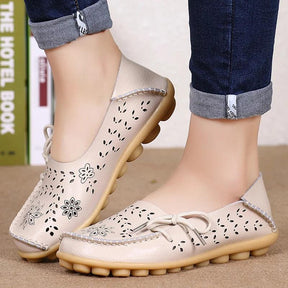Mocassins de Couro Feminino Confortáveis
