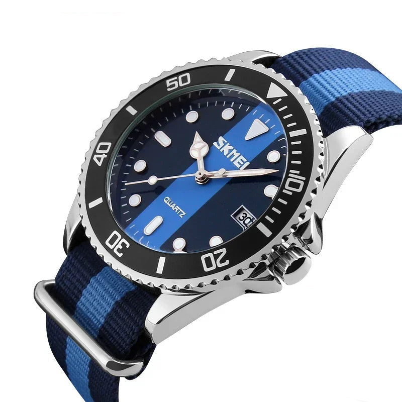 Relógio de Pulso Masculino de Luxo Personalizado de Quartzo
