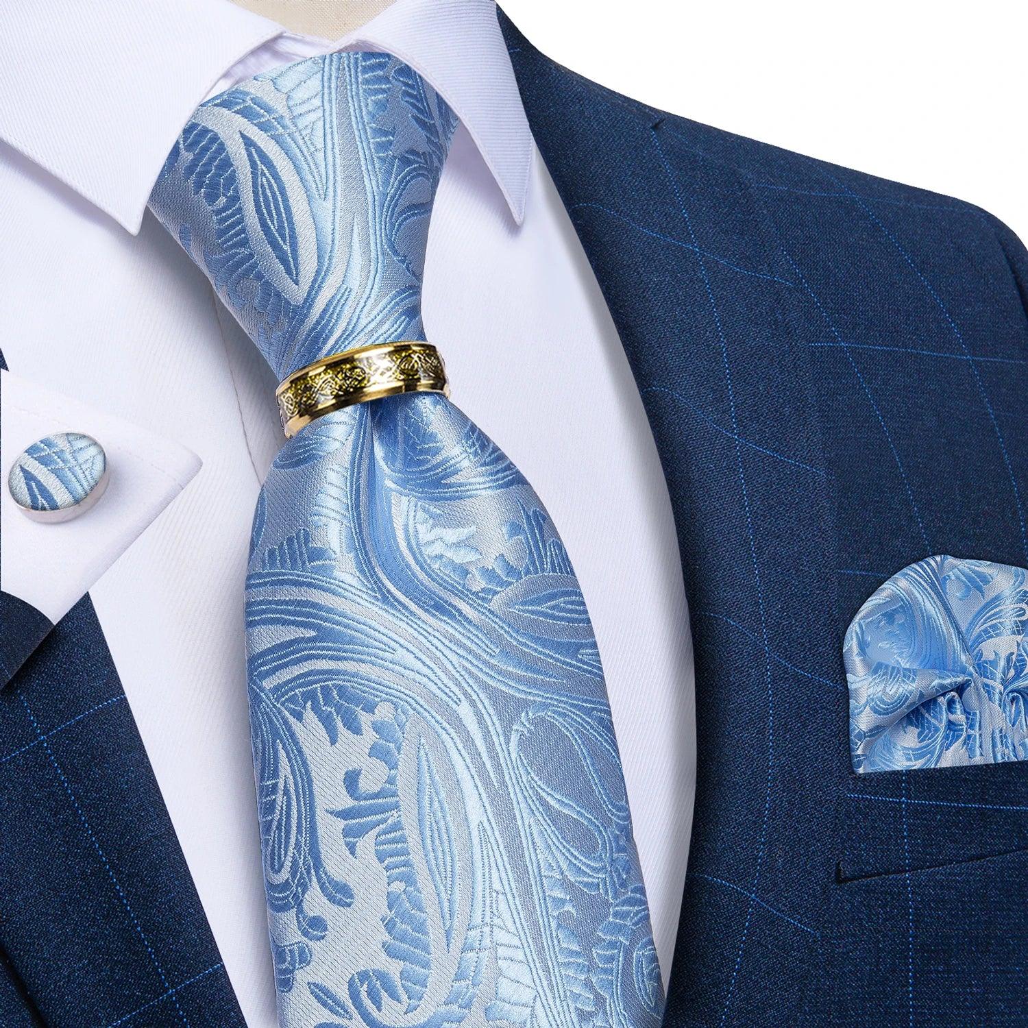 Gravata Masculina Floral 8cm – Elegante em Poliéster Premium