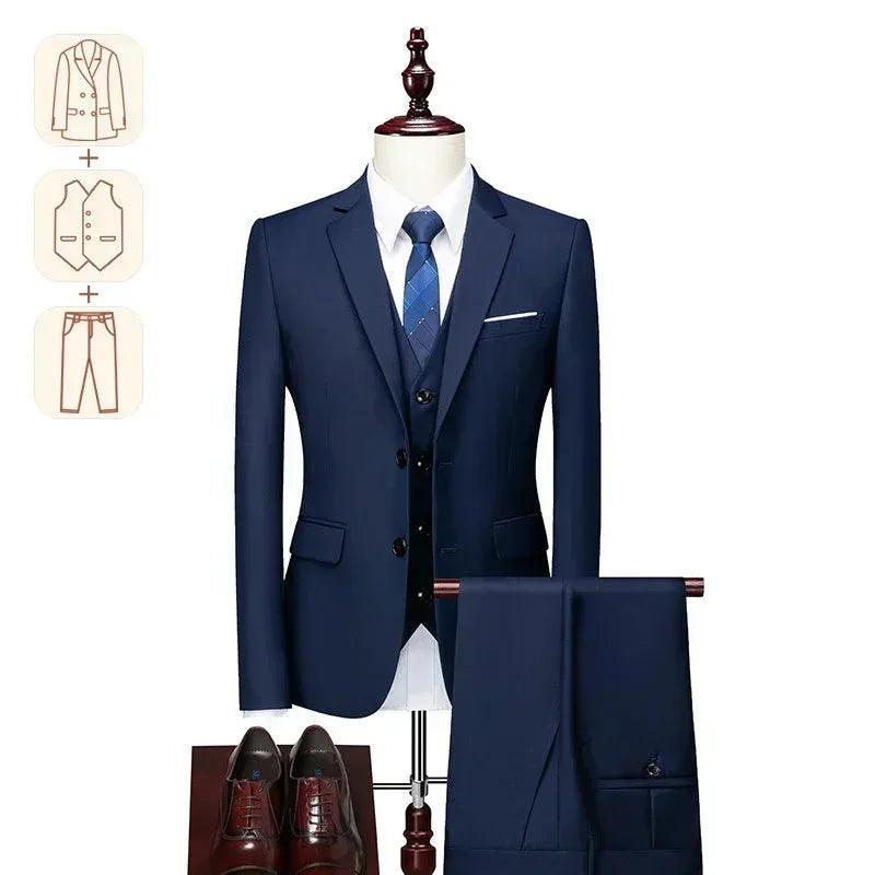 Terno Masculino Plus Size 3 Peças