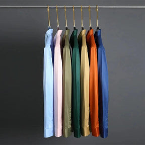 Camisa Masculina Slim Fit Antirrugas Manga Longa