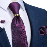 Gravata Masculina Floral 8cm – Elegante em Poliéster Premium