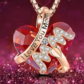 Colar Feminino com Pingente Coração de Mãe