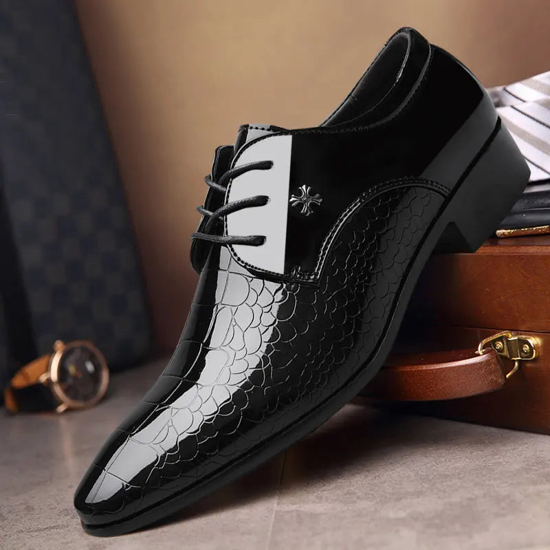 Sapato Social Masculino Preto de Luxo