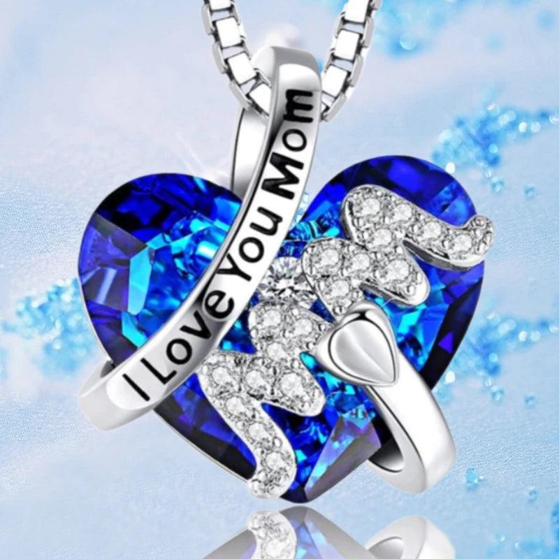 Colar Feminino com Pingente Coração de Mãe
