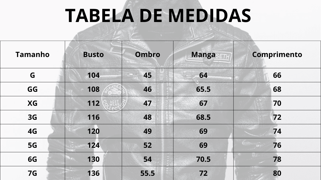 Jaqueta Masculina de Couro PU Bryan