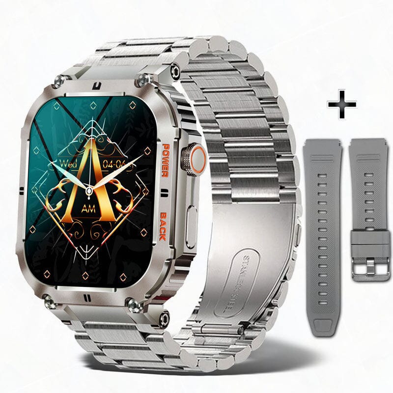 Smartwatch Militar Pro + Pulseira de Brinde