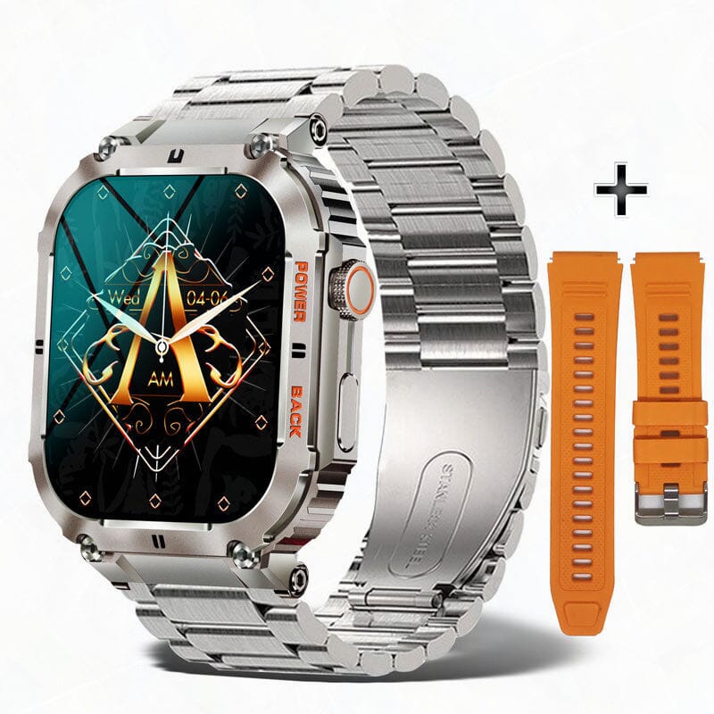 Smartwatch Militar Pro + Pulseira de Brinde