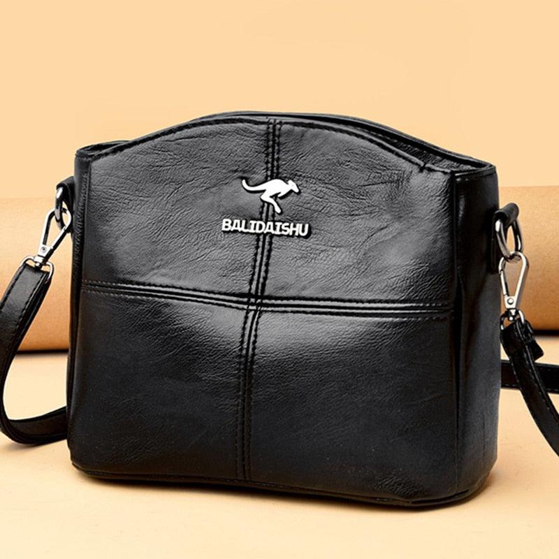 Bolsa Feminina de Luxo em Couro Crossbody